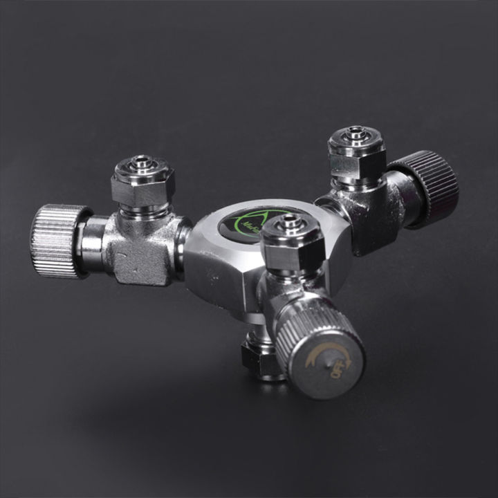 MUFAN%203-way%20CO2%20Splitter%20Valve%20Planted%20Tank%20Multi%20Ways%20Distributor%20Fish%20Tank%20CO2%20Cylinder%20Multi-Ported%20Valve%20CO2%20Aquarium%20-%20Image%202