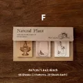 RHS Online 60PCS Natural Plant Series Sticky Memo Pad Sticky Notes Album Diary Journal Craft Decorative DIY Scrapbooking. 