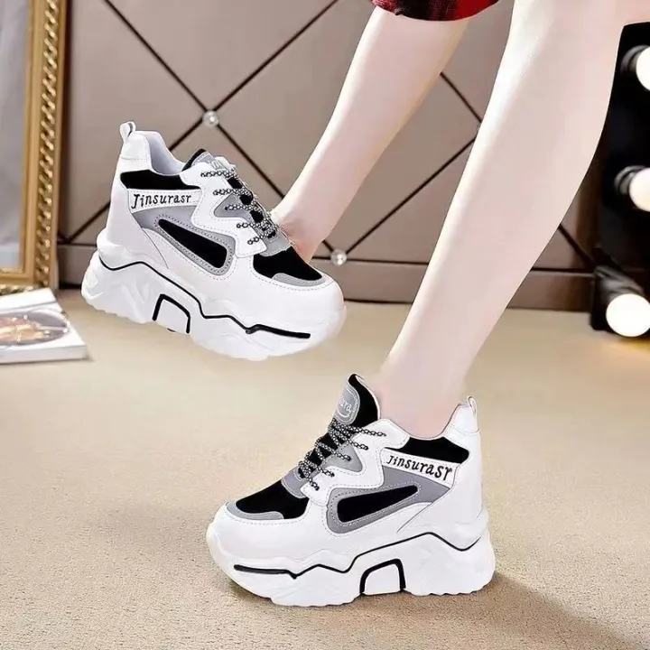 NEW%20Wedge%20Korean%20Chunky%20Rubber%20Shoes%20for%20Women%20fashion%20casual%20shoes%EF%BC%88Add%201%20size%EF%BC%89%20-%20Image%204