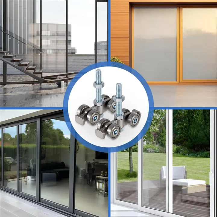 For%201-5/8"%20Wide%20and%20Taller%20Strut%20Channel-Silent%20Trolley%20Assembly%20Rollers(4%20Wheel)%20with%20M10%20Bolt%20for%201-5/8"%20Channels%202PCS%20-%20Image%205