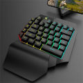 One Hand Wired Keyboard Mini Gaming Shipadoo F6 Keyboard. 
