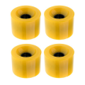 80A Skateboard Wheels Replacement with Bearings Longboard PU Wheels Cruiser Wheels Street Upgrade Replacement, Yellow. 
