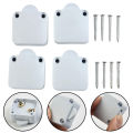 4pcs Self-resetting Normally Closed Switch Wardrobe Switch Cup Board Doors Sliding Doors Universaliy Control Switches. 