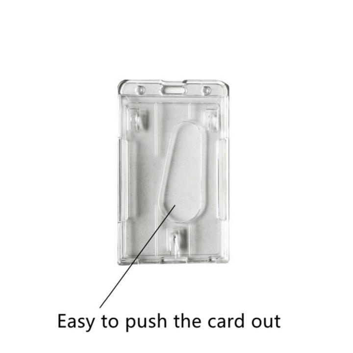 Sturdy%20ID%20badge%20holder%20Secure%20Transparent%20Card%20holders%20vertical%20Lightweight%20Hard%20plastic%20card%20holders%20for%20Office%20use%20Trade%20shows%20and%20conferences%20Security%20personnel%20Government%20organizations%20ID%20and%20-%20Image%204