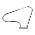 Swimming Pool Hand Rail Rust Proof 304 Stainless Steel Stable Pool Handrail for Water Park. 