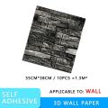 Wall Sticker Thick Self Adhesive Tiles Floor Stickers Marble Bathroom Ground waterproof Wallpapers PVC Bedroom Furniture Room. 