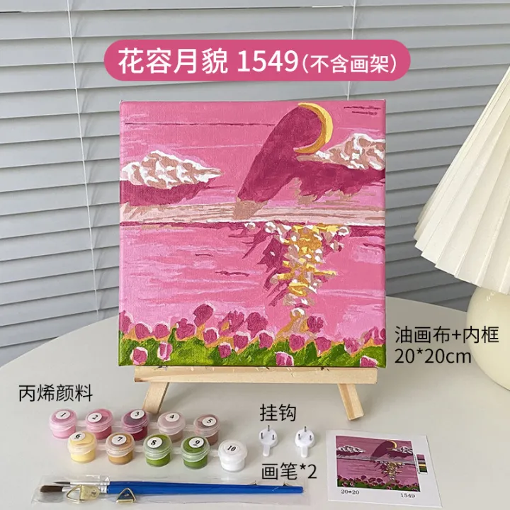Digital%20Oil%20Painting%20diy%20Children's%20Decorative%20Painting%20Hand%20Painted%20Landscape%20Oil%20Painting%20Student%20Hand-Colored%20Texture%20Painting%20-%20Image%207