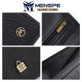 MENSPE RFID Block Long Wallet Solid Color Retro Long Wallet Coin Bag Zipper Clutch Wallets Soft PU Wallet Multi-Card Position ID Credit Cards Holders Coin Bag Business Wallets. 