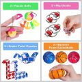 Sensory Fidget Toys Set, 35Pcs Stress Relief Toys Anti-Anxiety Tool Kit Carnival Prizes s Children. 