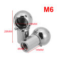 2pcs M6 M8 Gas Strut Rod End Fitting Pin Connector Joint Valve Spring Holder For Car Boot Front Bonnet Trunk Home. 