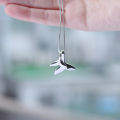 【HOT】 1Pc Couple Lover Dolphins Whale Fish Tail 925 Sterling Silver Necklace Chain Charms Chain Pendant Jewelry Women. 