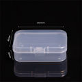 Mini Square Clear Plastic Small Box Jewelry Storage Container Beads Case Box. 