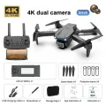 E99 Pro Drone Professional Wide Angle RC Dron HD 4K Camera Mode Foldable Helicopter Aircraft Quadcopter Drone. 