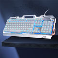 Gaming Keyboard RGB keyboard Cyan Axis Keyboard with multi media key. 