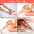 Crystal Hair Remover Painless Exfoliating Tool for Face & Body. 
