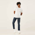 Moose Men’s Slim Fit Jeans – Mid Indigo. 