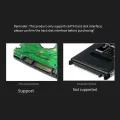SSD Enclosure Adapter-1 * SSD Enclosure
1 * USB 3.0 to Type-C cable (data cable styles are shipped randomly, don't accept the specified styles)-black. 