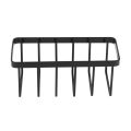 OUMERY Euro Kitchen Organizer for Plates, Cutting Boards Bakeware Reusable Containers, and Lids Holder Rack Black. 