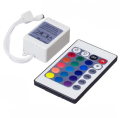 LED Strip lights DC 12V 24 Keys IR Remote RGB Controller. 