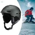 Ski Helmet Impact Resistant Winter Adjustable Fitting Skateboard Helmet M Titanium. 