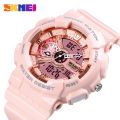 SKMEI Sports Chronograph Dual Display Alarm 50M Waterproof Watches For Men Women 1688. 