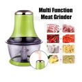 find black High-End Electric cooking machine Multi Purpose 2L High Speed Electric Grinder, Kitchen Grinder Vegetable Fruit Chopper Onion Garlic Shredder Slicer Mixer Blender Mincer,  Unique Blender System Design Food Processor, Mixer, Crusher, Mincer. 
