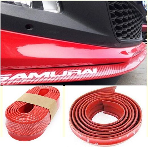 Samurai bumper lip carbon Red