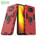 Lenuo Phone Case for Xiaomi Poco X3 NFC / Poco X3 /  Poco X3 Pro Silicone PC Metal Ring Holder Cover. 