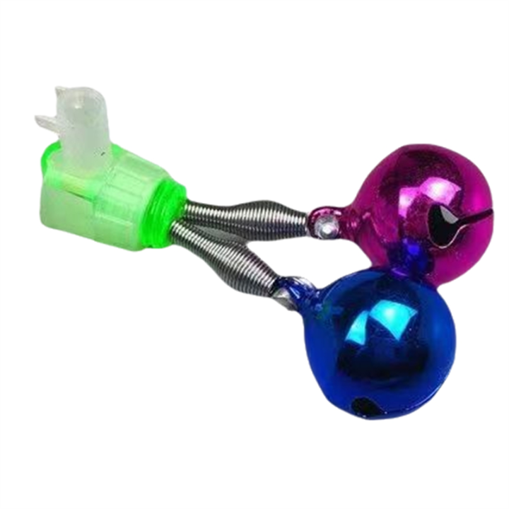 Metallic Rods Bell Fishing Alarm Fishing Rod Bell Rod Clamp Tip Bell Fishing Accessories ...
