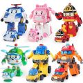 〓Official Authorization〓COD〓 Teacher Recommended Transforming Police Car Perli Police Robot Transforming Toy Amber Haley Mark Children's Toy 〓COD〓. 