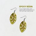 Earring Resin Molds, Stud Earring Jewelry Epoxy Resin Silicone Molds Include Droppers, Stirrers, Earring Hooks, Jump Rings, Eye Pins for DIY Jewelry Craft Making. 