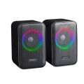 Kisonli X20 20w Usb Rgb Light Gaming Stereo Bluetooth Multimedia Speaker 2.0 [id: 10162]. 