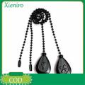 Xieniro Kitchen Ceiling Fan Pulls 2pcs Ceiling Fan Pull Chain Extension with Drop Shaped Pendant Decorative Light Pulls Beaded Chain Extender for Pull Chains Replacement. 