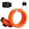 ROCKBROS Bike Lock Cable 4 Feet Bicycle Cable Lock with Mounting Bracket 2 Secure Keys 1/2 Inch Diameter. 