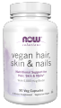 NOW Foods, Solutions, Vegan Hair, Skin & Nails, 90 Veg Capsules. 