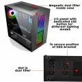 ARMAGGEDDON TRON VII MIRCO-ATX GAMING PC CASE (BLACK). 