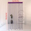 Window Door Curtain Beaded String Curtain Solid Color *2M Beaded Door Curtain Tassel Tassel Window Curtain Home Decor. 