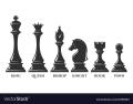Chess Pieces Set. 