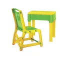 Nilkamal Kids Desk and Chair Study Chair and Table (Green & Yellow Mixed). 