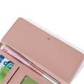 Pu Leather Wallet High-End Zipper Women Purse Long Tri-Fold Card Holder for Outdoor Sports Travel Casual Female. 