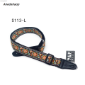 Anedshaop IUQXU Guitar Strap Embroidered Belt Adjustable Jacquard Band Cotton LFashion eather End For Bass Acoustic Electric Guitar Ukulele Instruments. 
