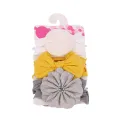 3-Piece Newborn Baby Girl Headbands - Flower Bow Knot Hair Accessories. 