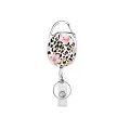 for Students Teachers Doctors ID Card Clip Keychain Holder Name Tag Holder Keyring Clip Key Ring Clip Retractable Badge Key Chain Badge. 