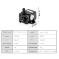 DC12V 400MA 240L/H Mini Water Pump Micro DC Brushless Fish Tank Hydroponic Silent Circulation Submersible Pumps AD20P-1230C. 