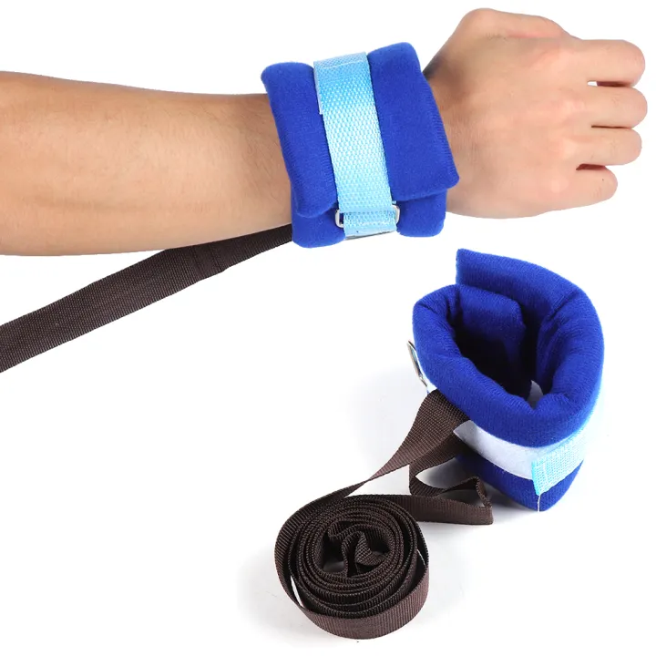 Patients%20Limbs%20Restraint%20Strap%20Wrist%20Ankle%20Fixation%20Belt%20Binding%20Band%20Blue%20Average%20Size%20For%20Home%20Health%20Care(Blue%20Average%20Size)%20-%20Image%202