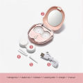 Cute Contact Lens Cleaner Effective Automatic Portable Ultrasonic Cleaner Rechargeable Lightweight Glasses Washer for Daily Use Eye Care Vision Correction Travel Companion Suitable for all ages. 