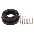 NCANRUI Aluminum 70MM Steering Wheel Adapter Sim Racing Gaming Steering Wheel Adapter for G29 13/14inch. 