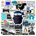 Developers Programming Languages Stickers Logo Github Go Python Linux DIY Toy Gift Decorative Decal for Phone Laptop Waterproof. 