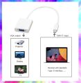 USB C to Female VGA Cable Adapter Type-C USB 3.1 to VGA Adaptor for MacBook Pro MacBook Air 2019 Chromebook Samsung Galaxy S9/S8. 