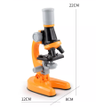 Kids Science Microscope Set 1200 Times Mini Scientific  Tool Biological Testing Experimental Equipment Students Gift. 